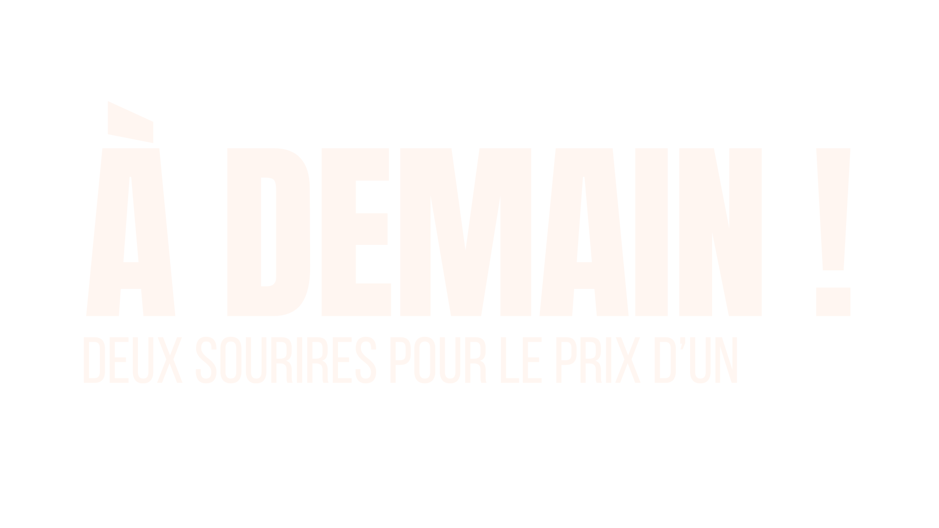 À DEMAIN!
